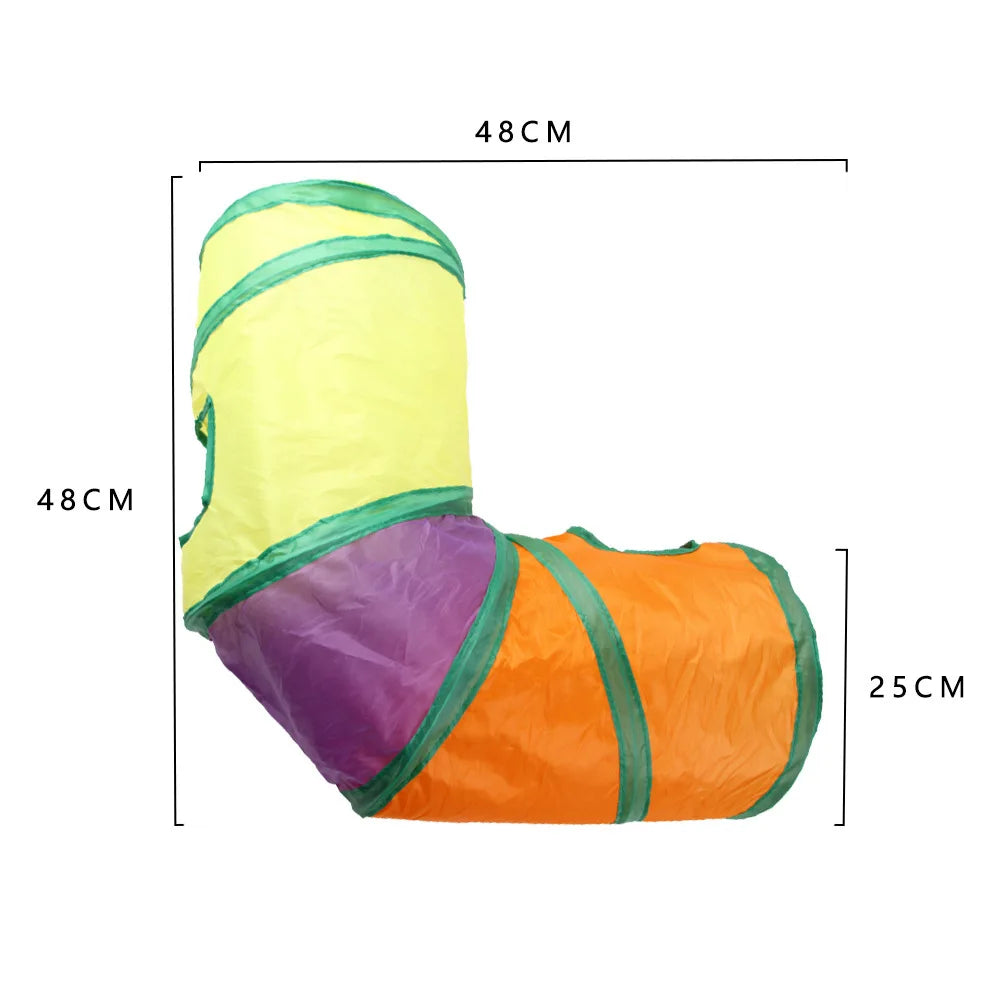 Interactive Cat Tunnel – Collapsible Hide & Seek Toy