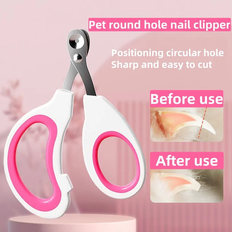 Stainless Steel Pet Nail Clippers – Safe for Dogs & Cats
