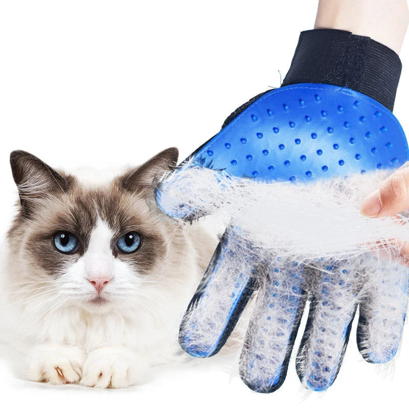 Pet Grooming Glove – Hair Removal & Massage