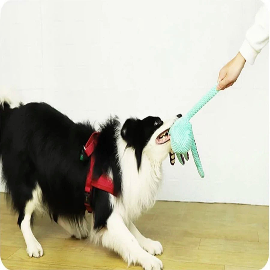 Plush Octopus Dog Toy – Interactive & Durable Fun