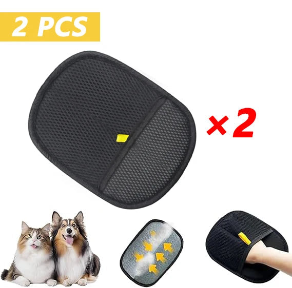 Pet Hair Removal Gloves – Reusable Grooming Tool