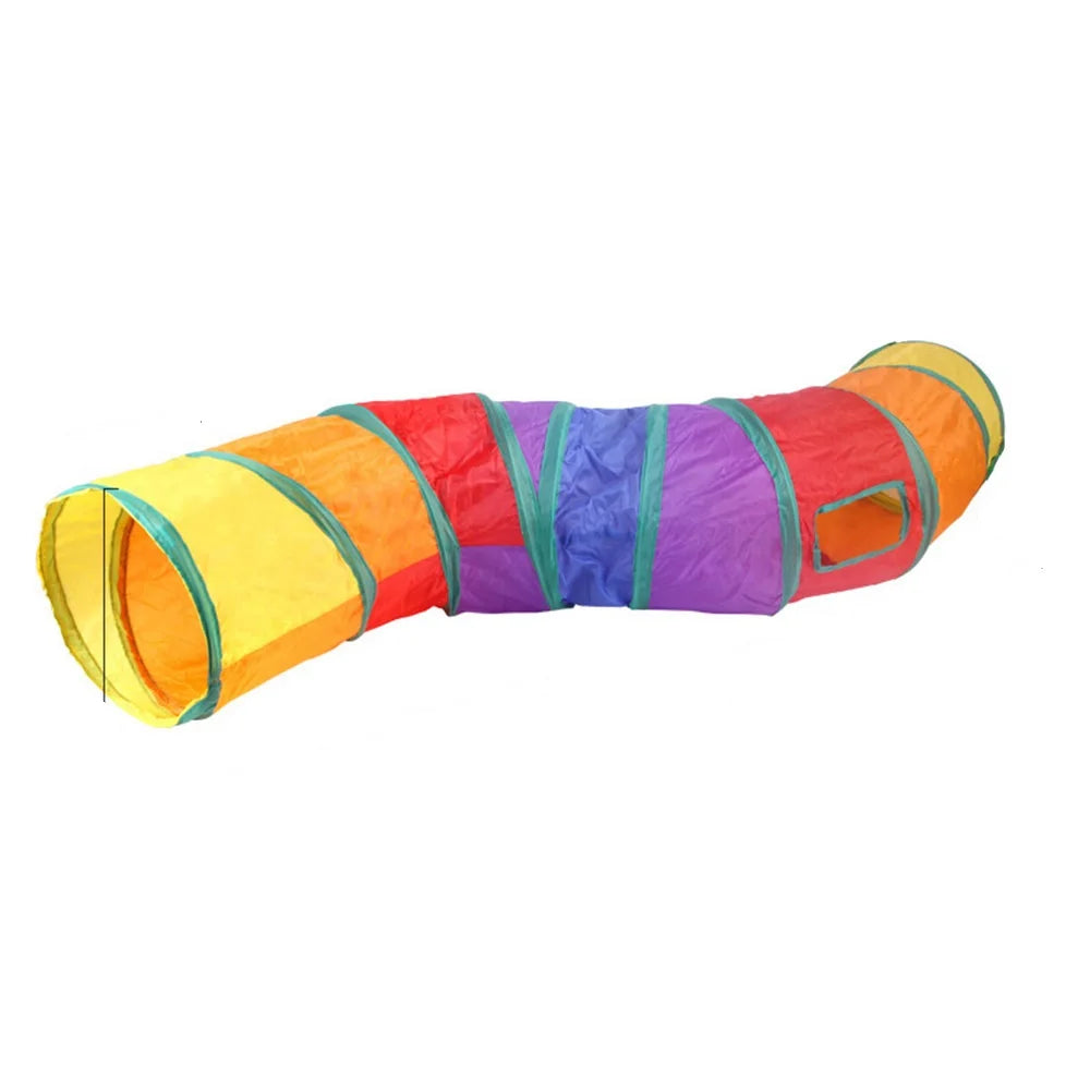 Interactive Cat Tunnel – Collapsible Hide & Seek Toy