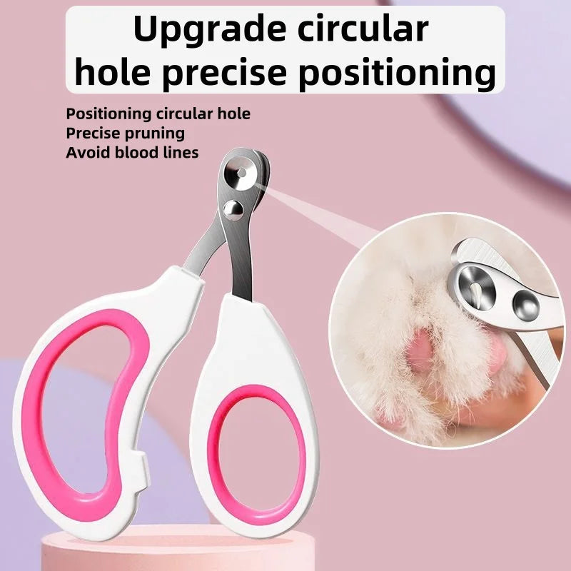 Stainless Steel Pet Nail Clippers – Safe for Dogs & Cats