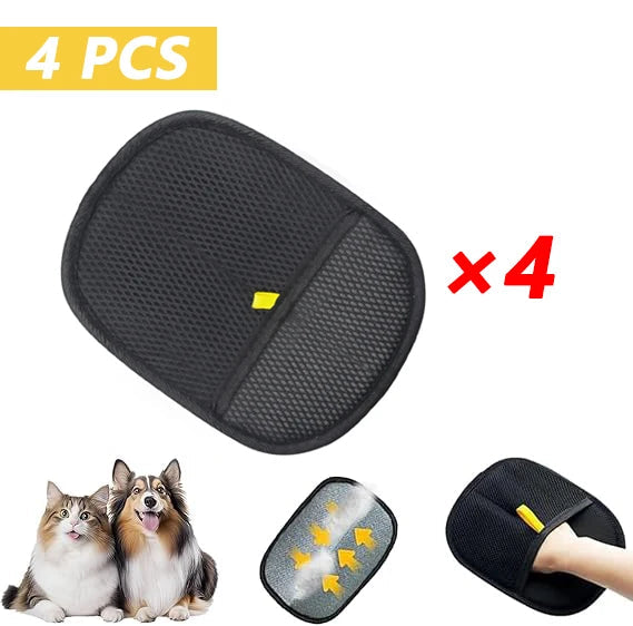 Pet Hair Removal Gloves – Reusable Grooming Tool
