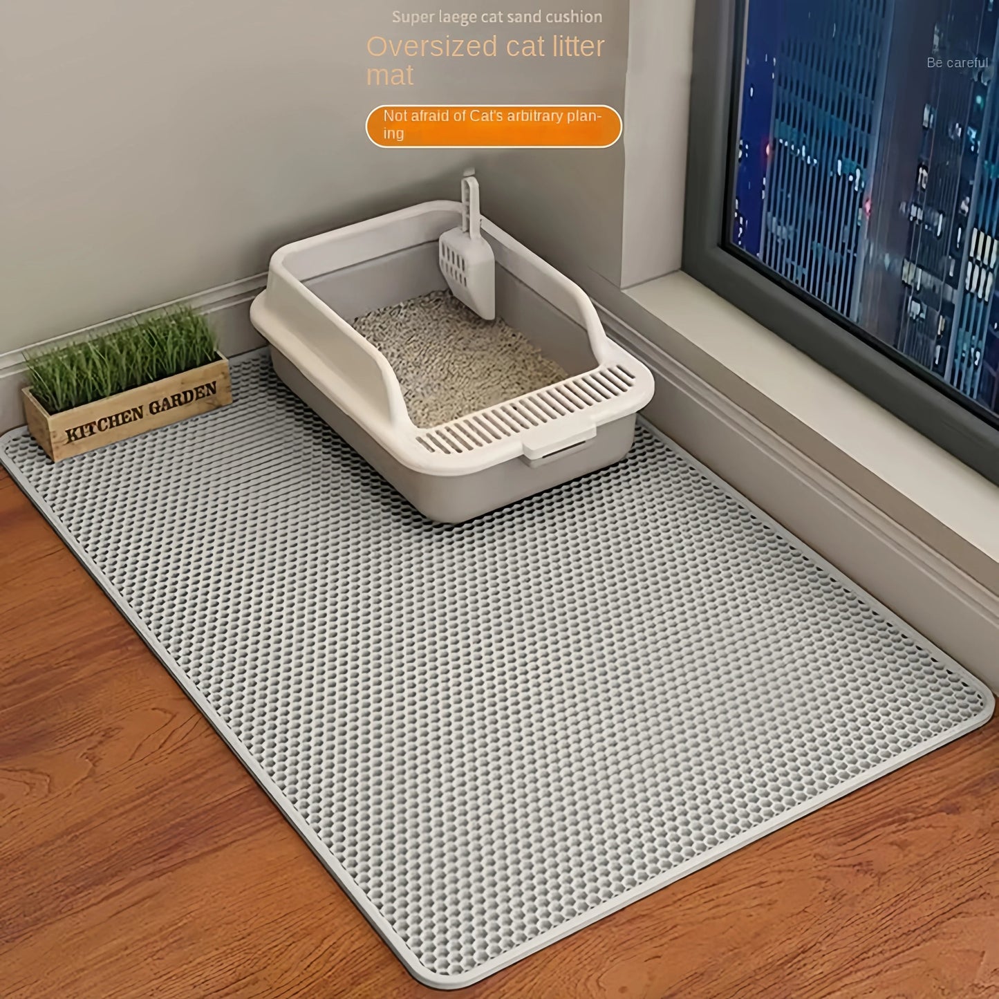 Double Layer Cat Litter Mat – Waterproof & Double Layered 