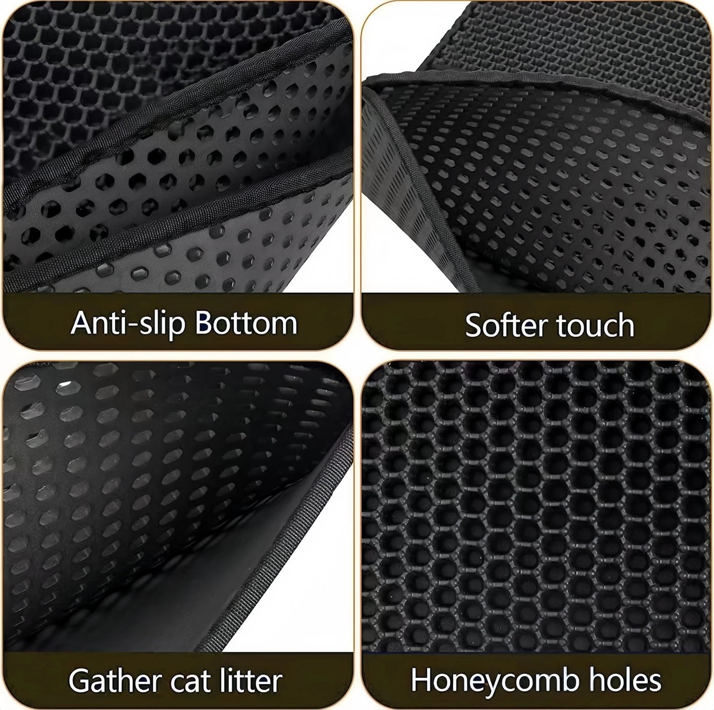 Double Layer Cat Litter Mat – Waterproof & Double Layered 
