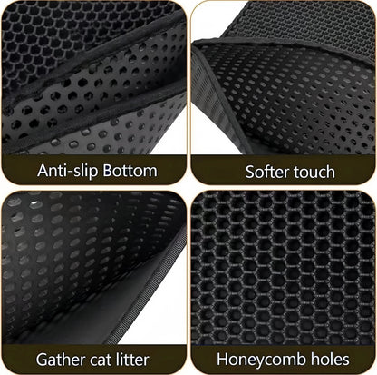 Double Layer Cat Litter Mat – Waterproof & Double Layered 