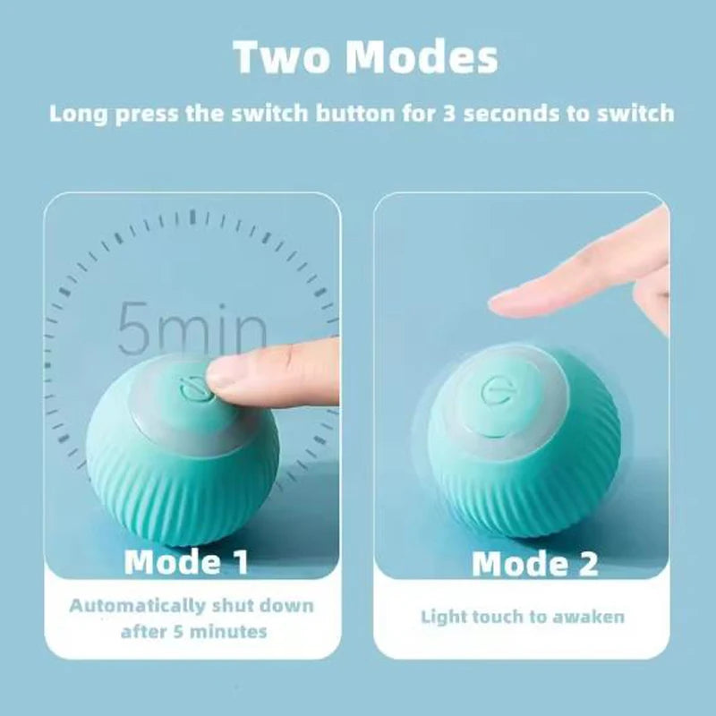 Smart Automatic Cat Ball Toy – Interactive 
