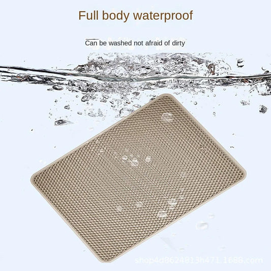 Double Layer Cat Litter Mat – Waterproof & Double Layered 
