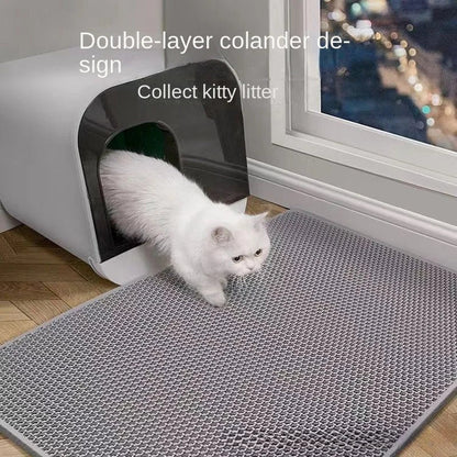 Double Layer Cat Litter Mat – Waterproof & Double Layered 