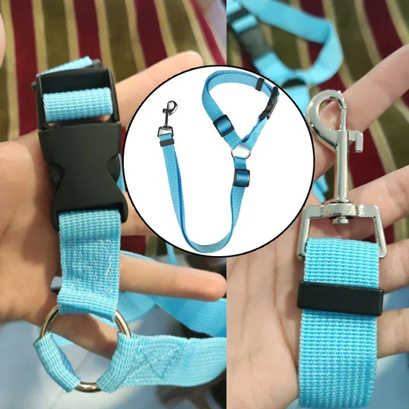 Pet Car Seat Leash – Safety Travel Harness for pets 