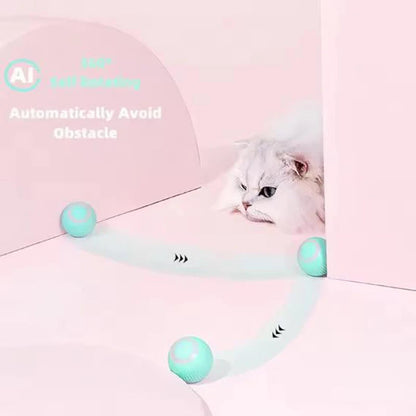 Smart Automatic Cat Ball Toy – Interactive 
